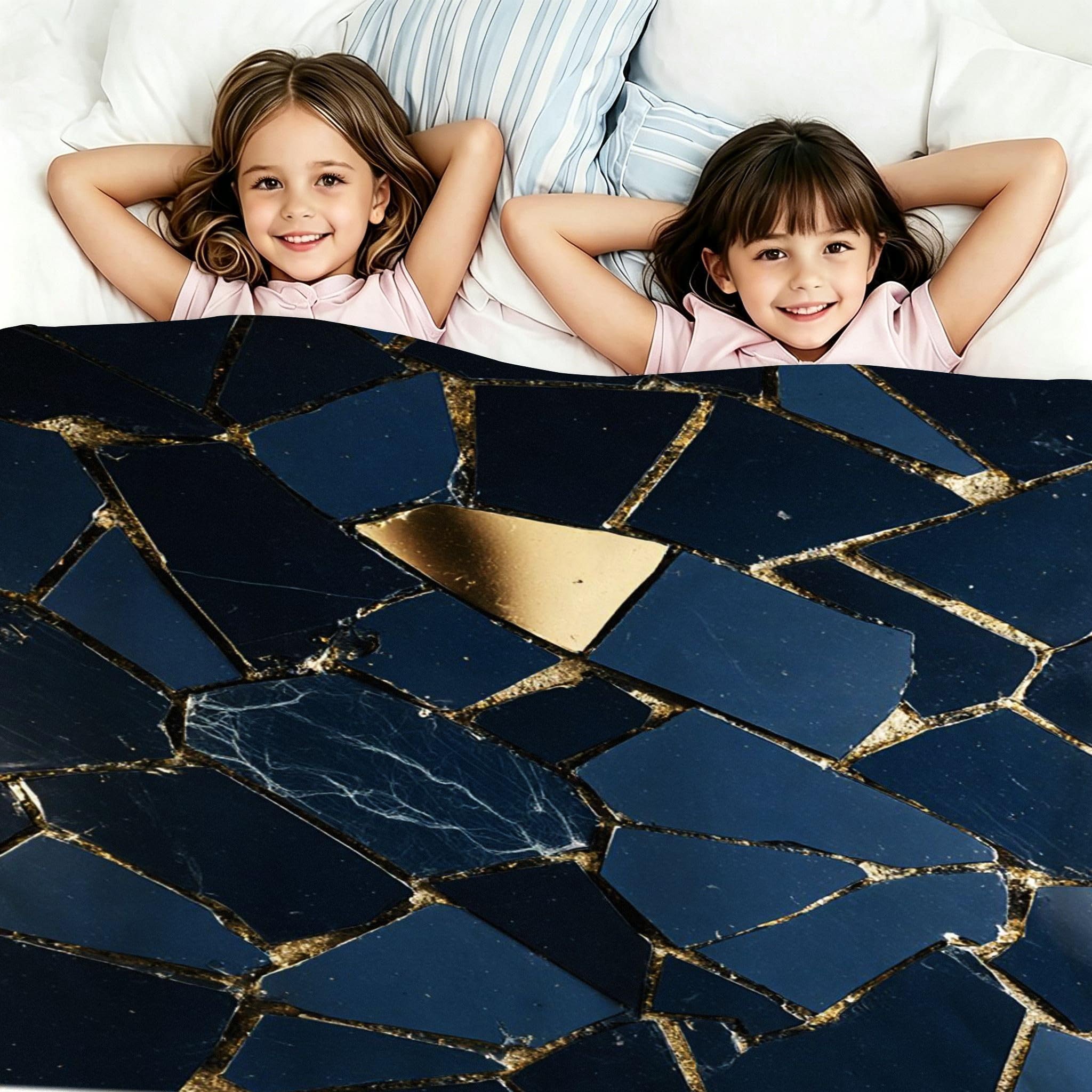 Coperta Pile Matrimoniale 240x260 cm Murales Grigio, Coperta XXL Super Morbida Multiuso Come Copriletto o Plaid da Salotto, Calda e Leggera, Protezione dal Freddo, AW7128