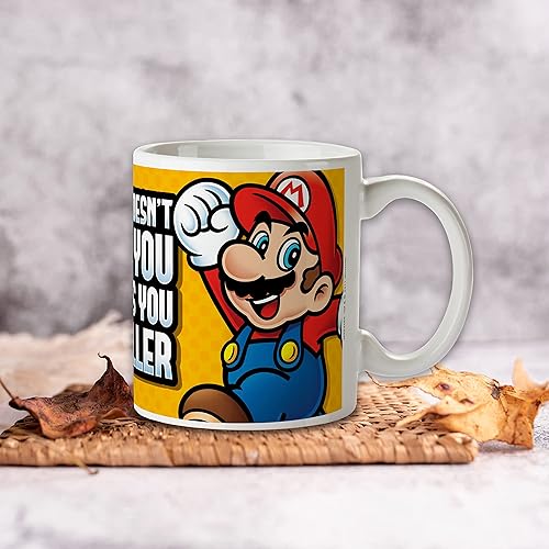 Pyramid America - Taza de cerámica única de 11 onzas para bebedores de café, cacao y té - Resistente a las virutas e impreso en ambos lados