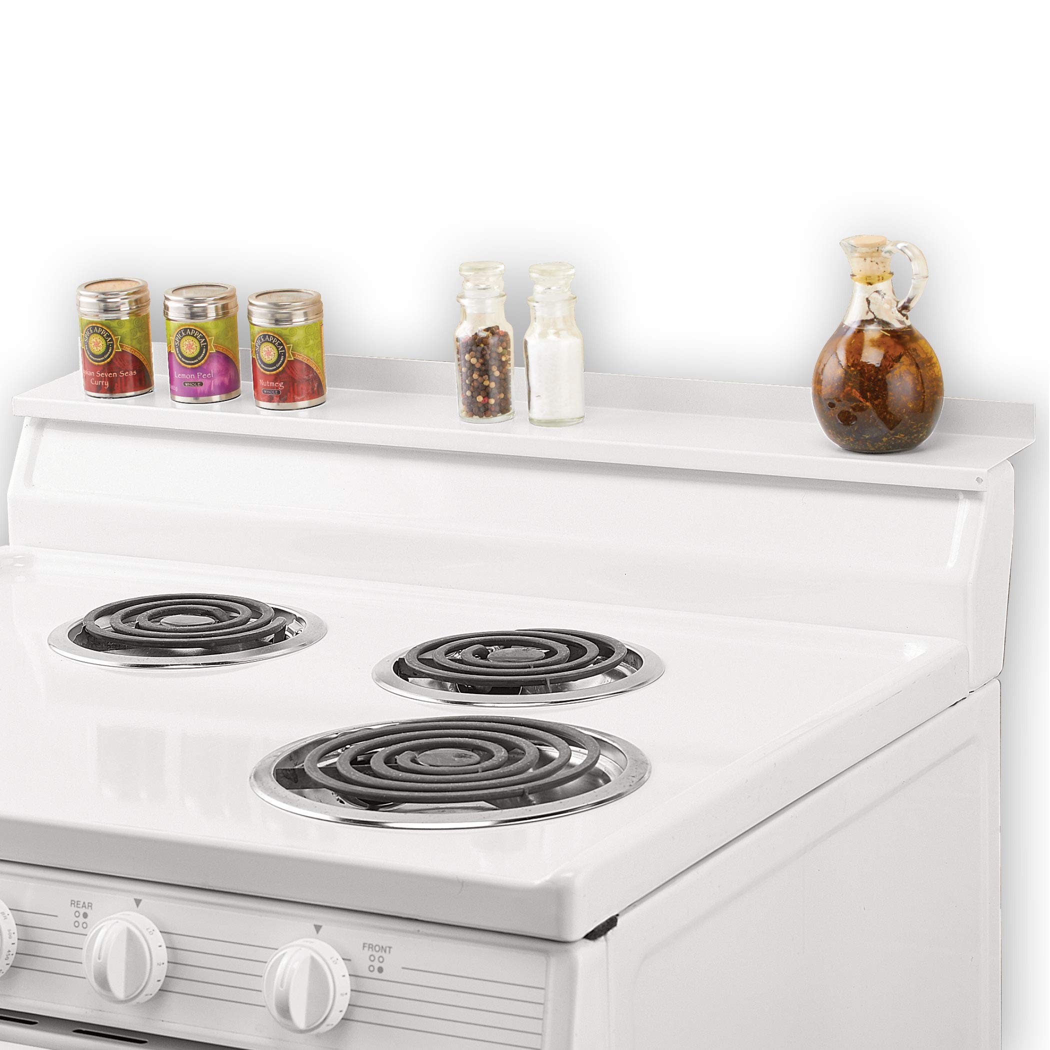 Collections Etc Instant Range Magnetic Top Shelf Perfect to Instantly Add Extra Storage or Display Space