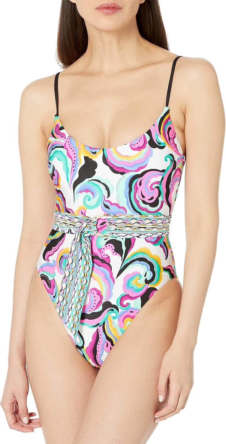 Sunshine 79 Women's Over The Shoulder One Piece Swimsuit