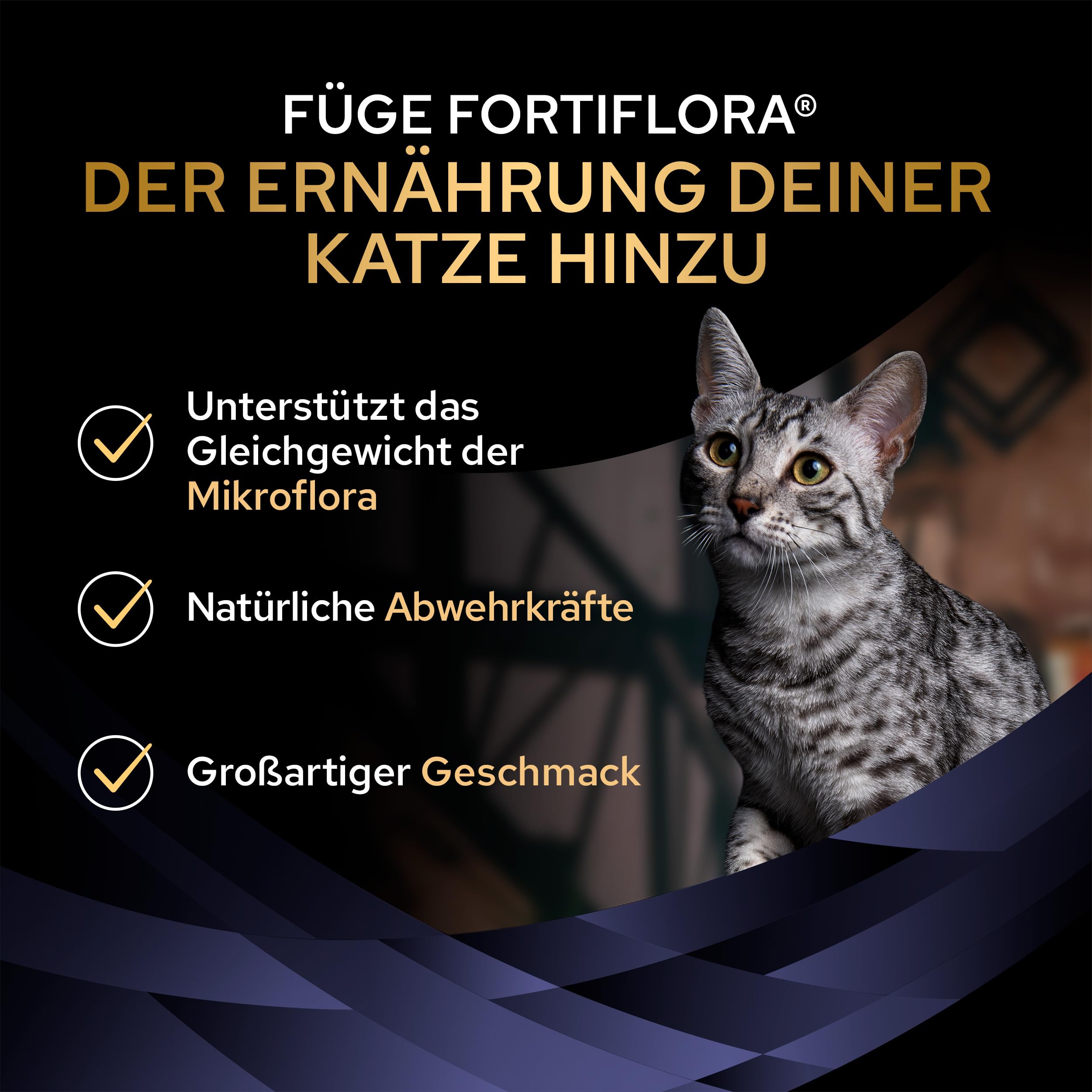 Purina - PRO PLAN Forti Flora Chews Katze | 30 Kautabletten | Ergänzungsfuttermittel für Katzen | Mit Enterococcus lactis