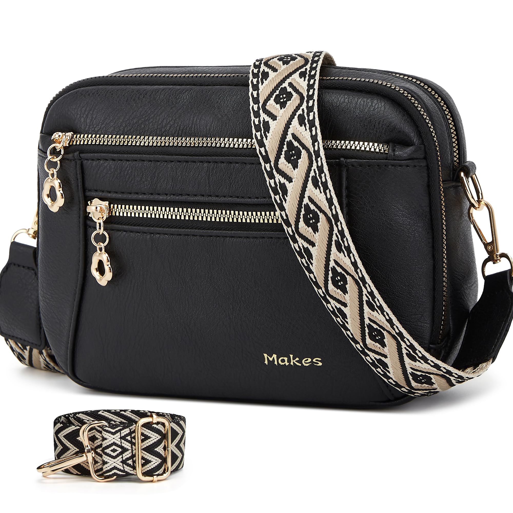 Crossbody Purse for Women Small Crossbody Bags Trendy Vegan Leather with Adjustable Shoulder Straps Gift for Mother Wife