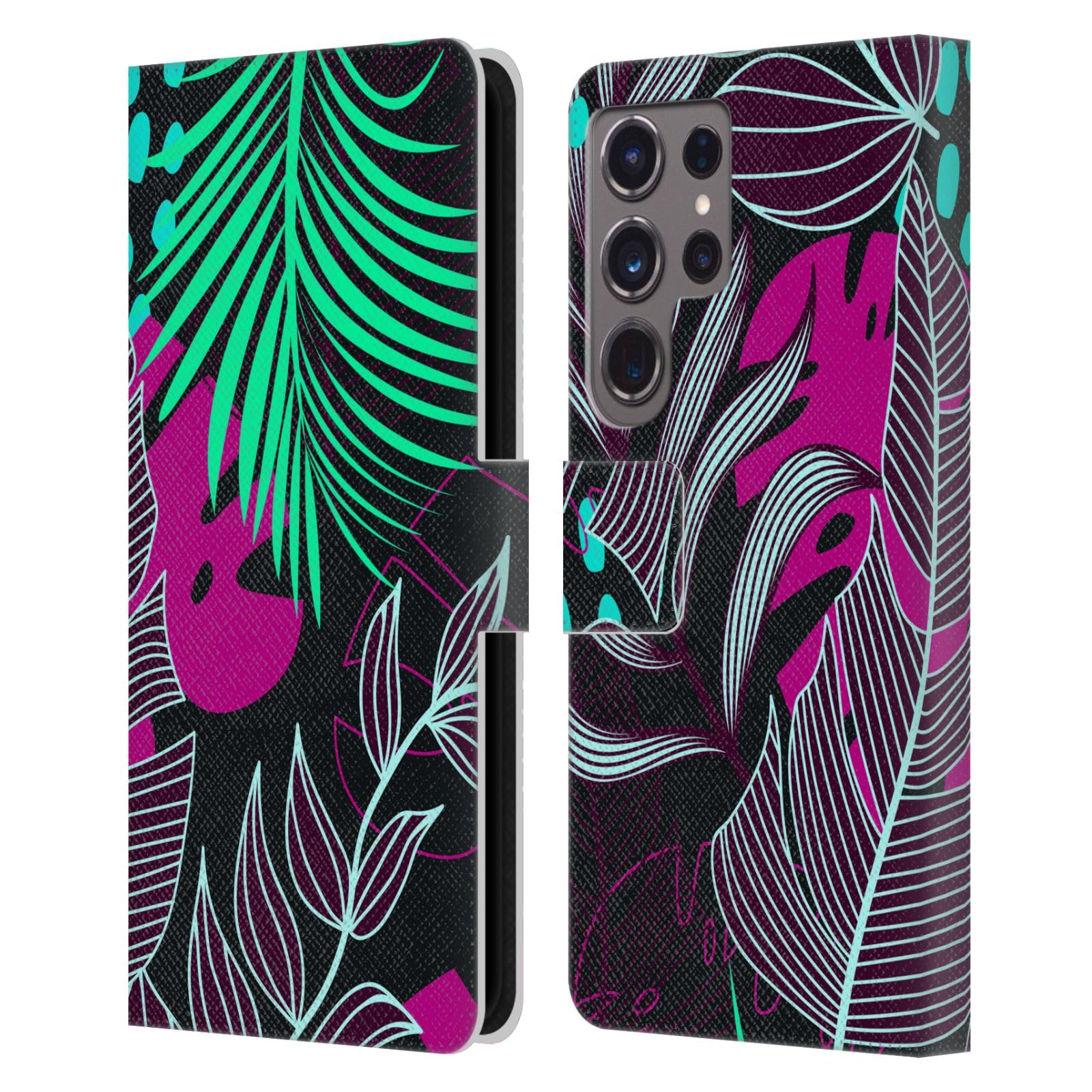 Funda tipo libro Samsung S24 Ultra con ranuras para tarjetas y protección completa Haroulita 7