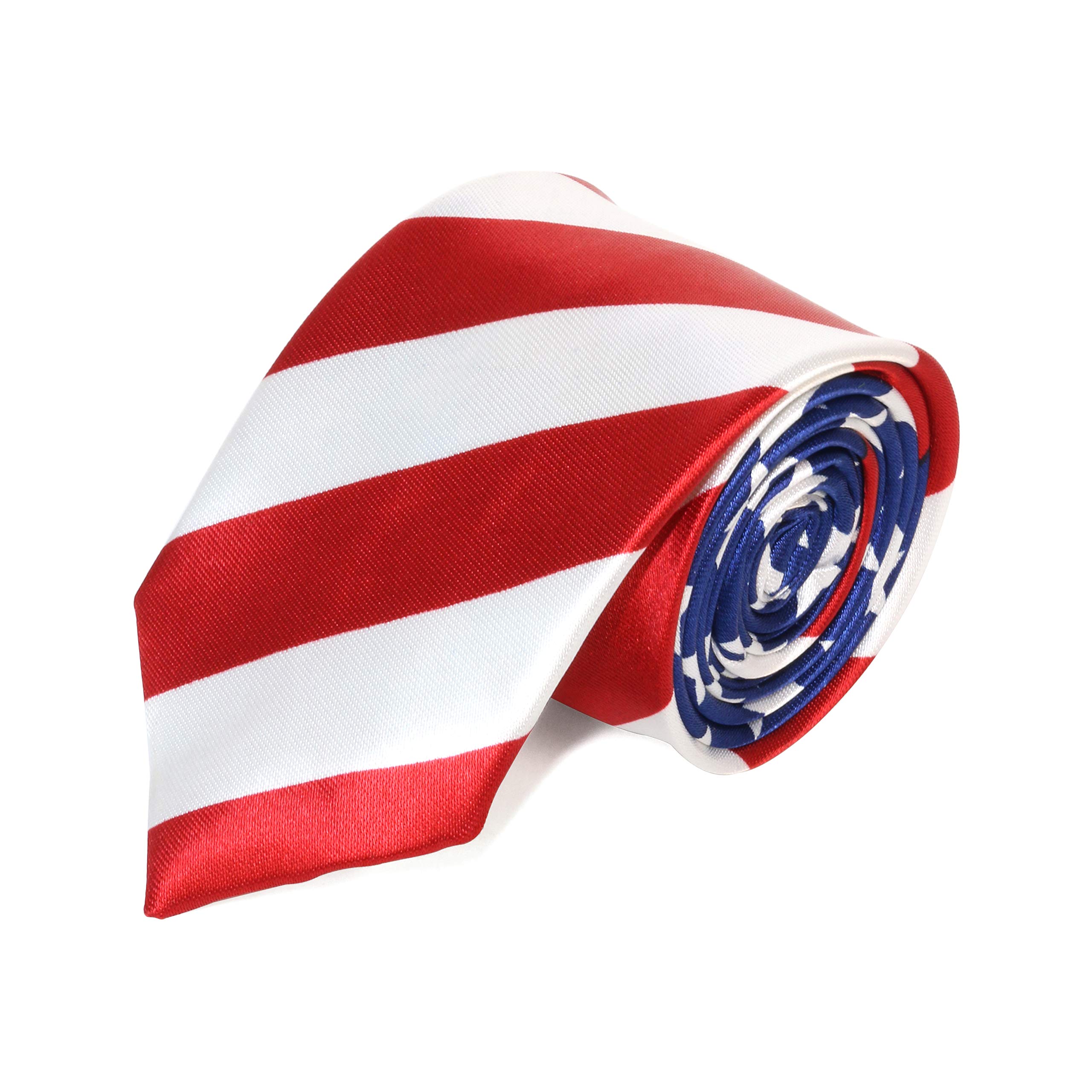 The Tie Company Men's 11 - Usa American Flag The Tie Co™ Funny Novelty Printed Joke Fancy Dress Gift Ties (11 - Usa American Flag)
