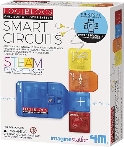 4M Logiblocs E-Building Blocks System Smart Circuits Kit de ciencia para niños