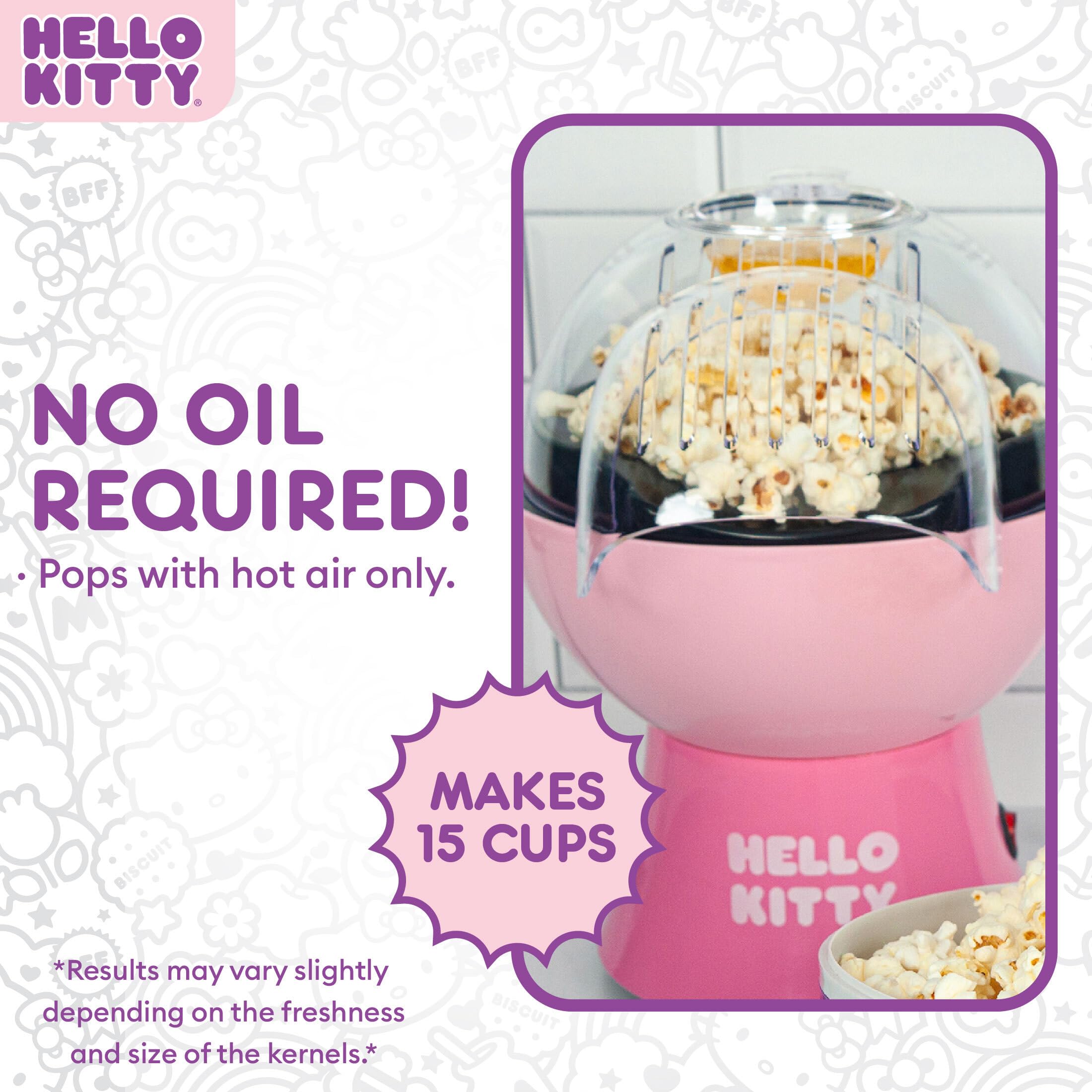 Uncanny Brands Star Wars R2D2 Popcorn Maker- Fully Operational Droid Kitchen Appliance: Hello Kitty