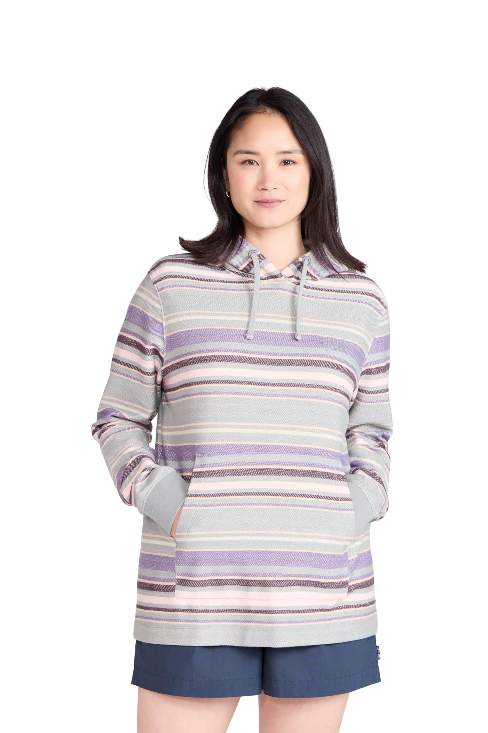 Animal Lila Womens Beach Hoodie Purple M