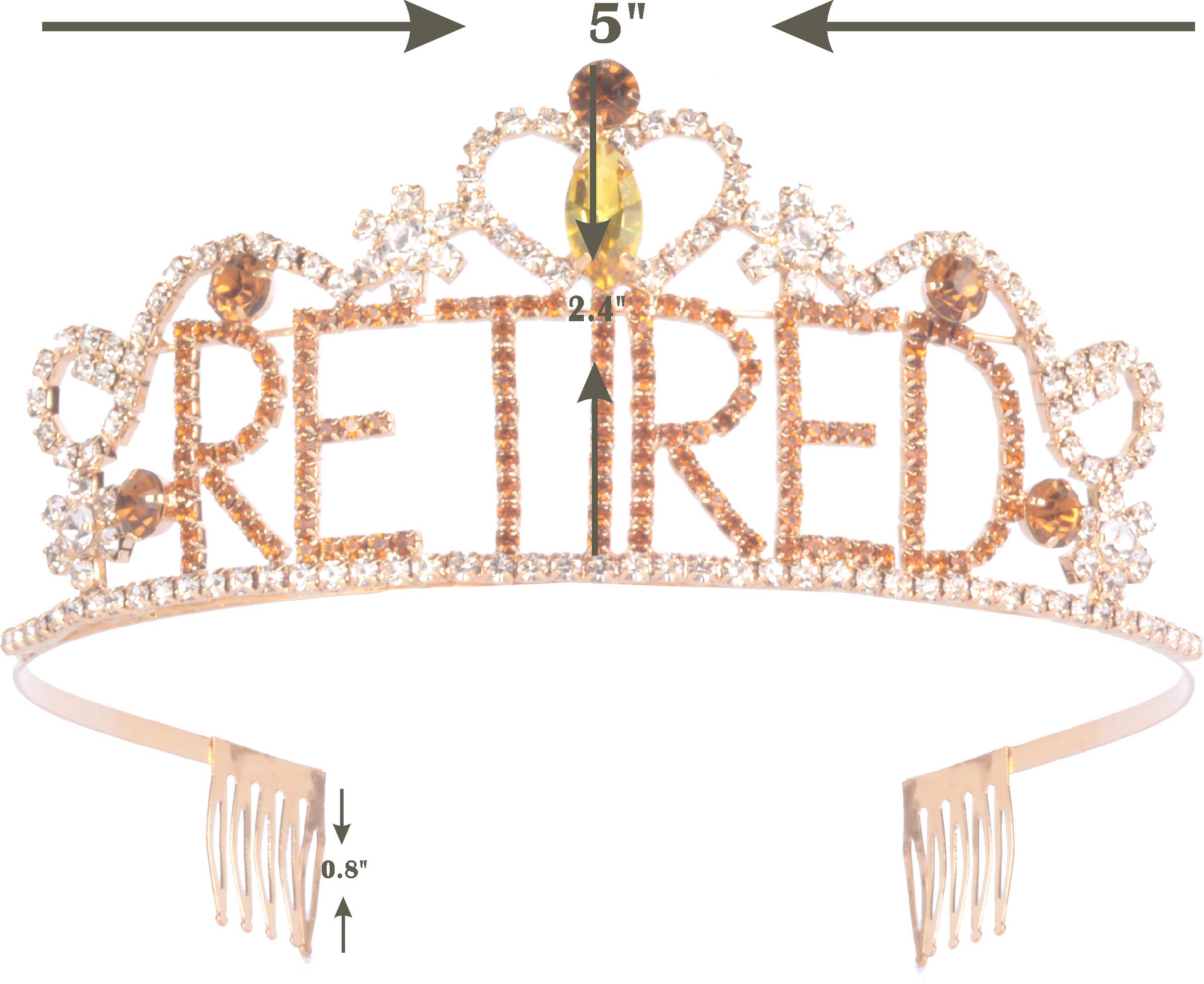 Officially Retirement Party Supplies, Retired Tiara/Crown, I'm Retired