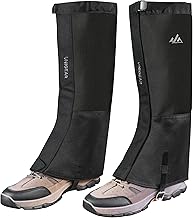 Unigear Guêtres d'extérieur imperméables 1000D en Tissu pour randonnée, Trekking, Escalade, Chasse et Ski, Unisexe