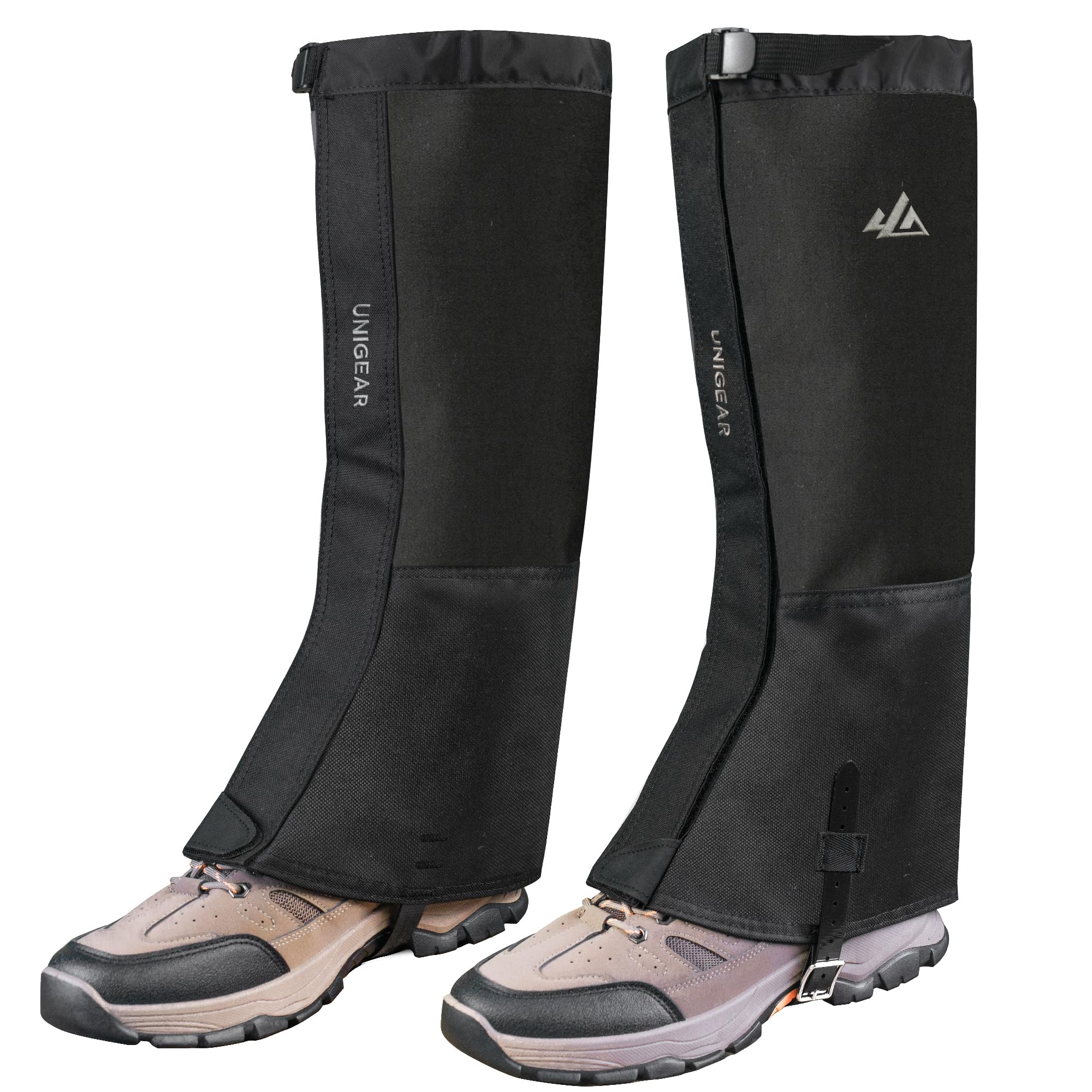 Unigear Leg Gaiters, 1000D Fabric Waterproof Boot Gaiters for Hiking Walking Climbing Hunting Skiing