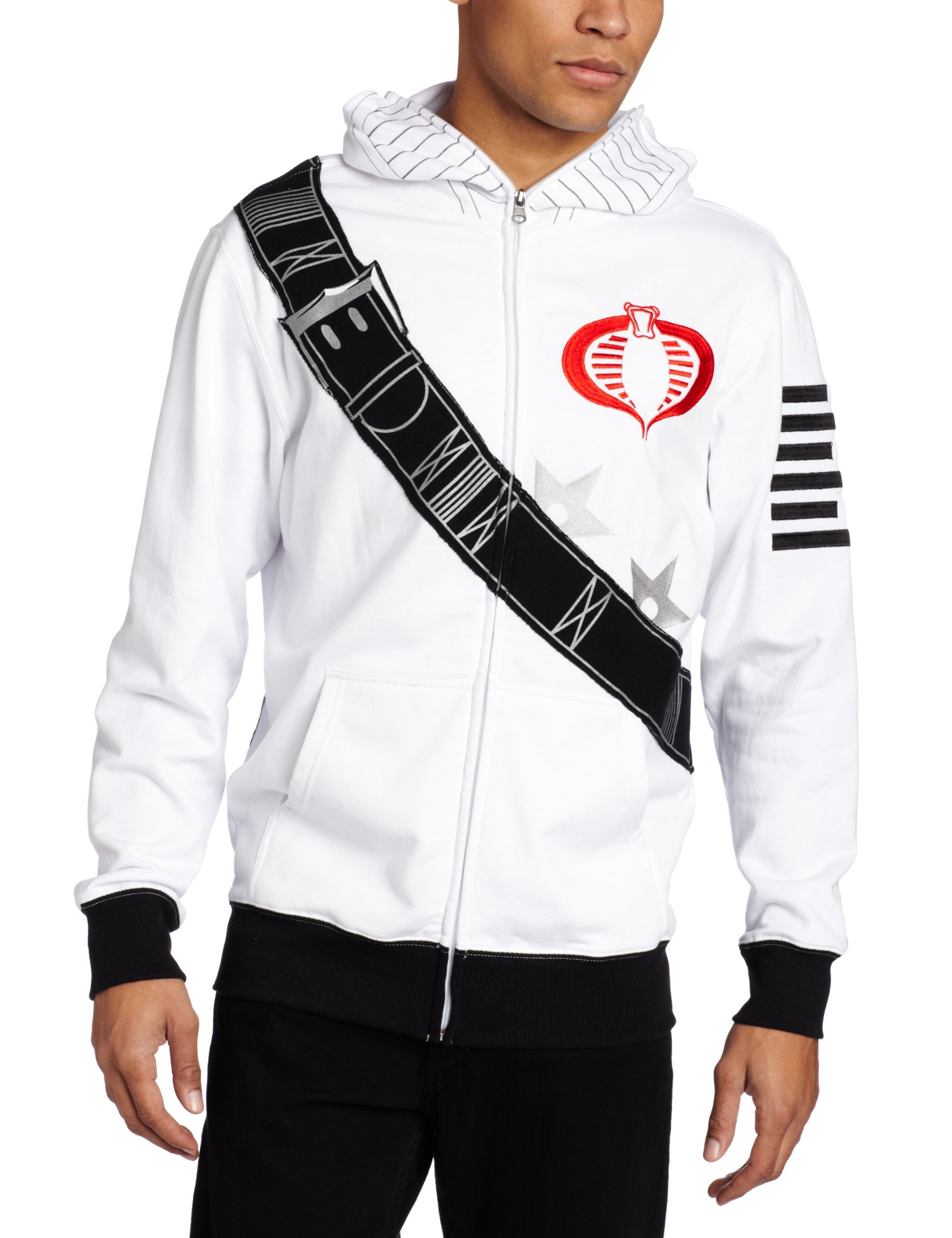 Mad EngineG.I. Joe Men's Rise of Cobra I Am Storm Sweatshirt Hoodie - White