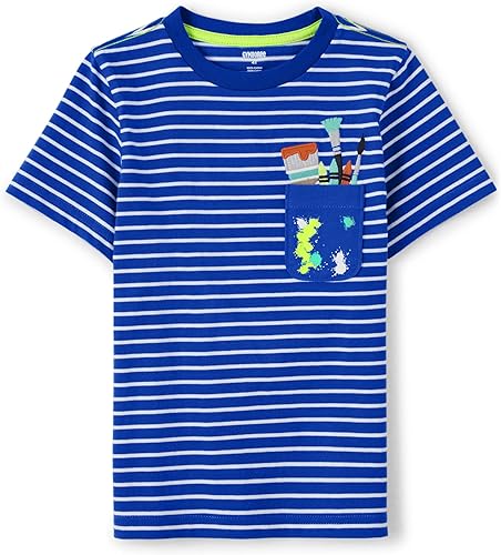 Gymboree Boys and Toddler School Embroidered T-Shirt