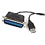 StarTech.com 6 ft. (1.8 m) USB to Parallel Port Adapter - IEEE-1284 - Male/Male - USB to Centronics Cable (ICUSB1284)
