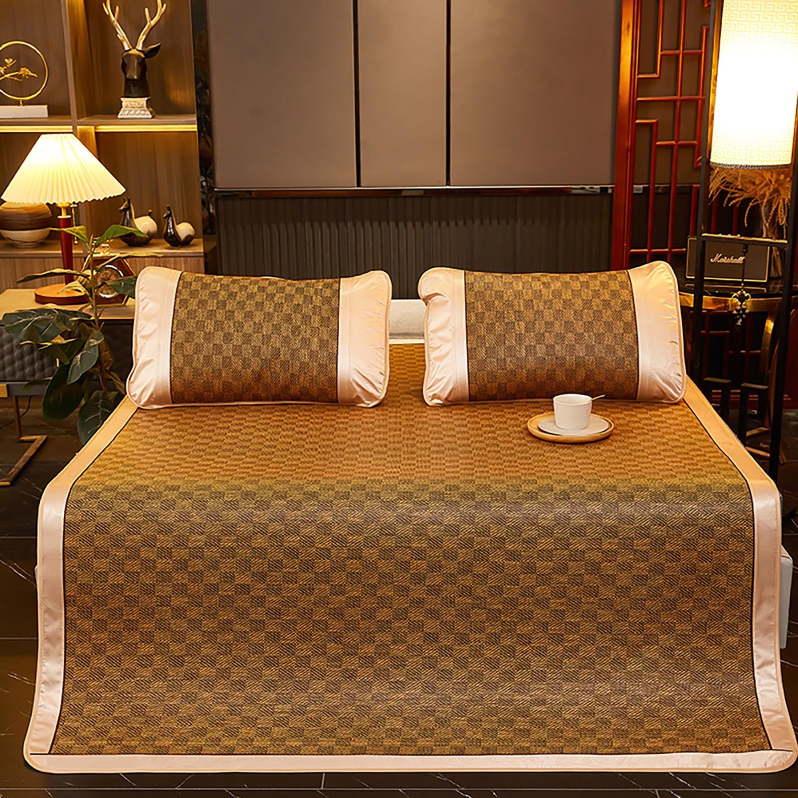 Esterilla de ratán para la cama ideal en noches calurosas de verano