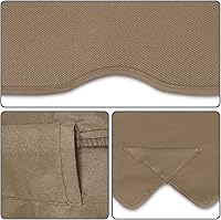 Vista 6 de Strong Camel Cubierta de repuesto para columpio de patio al aire libre (73 x 52 pulgadas, gris pardo)