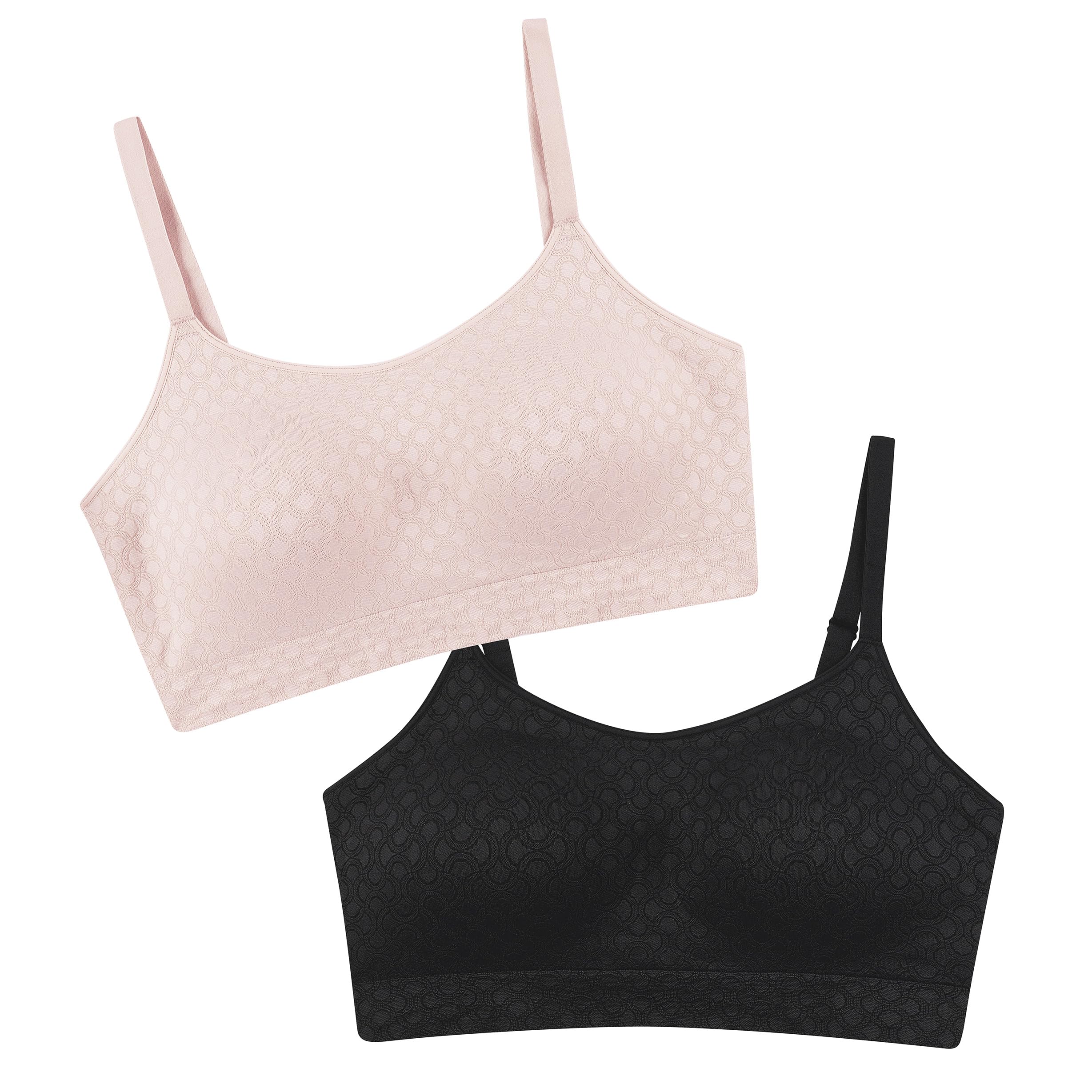 PLAYTEXWomen's Wireless Bra 4P31 2-Pack, Smoothing Full-Coverage Bras, Sizes S-3X+