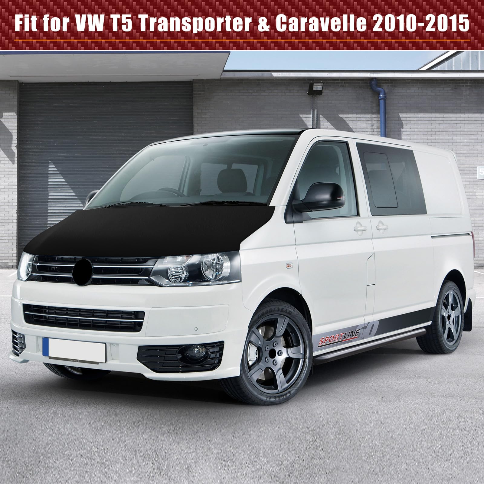 Bonnet Bra für VW T4 lange Front Steinschlagschutz Car Bra Tuning Auto-Bra