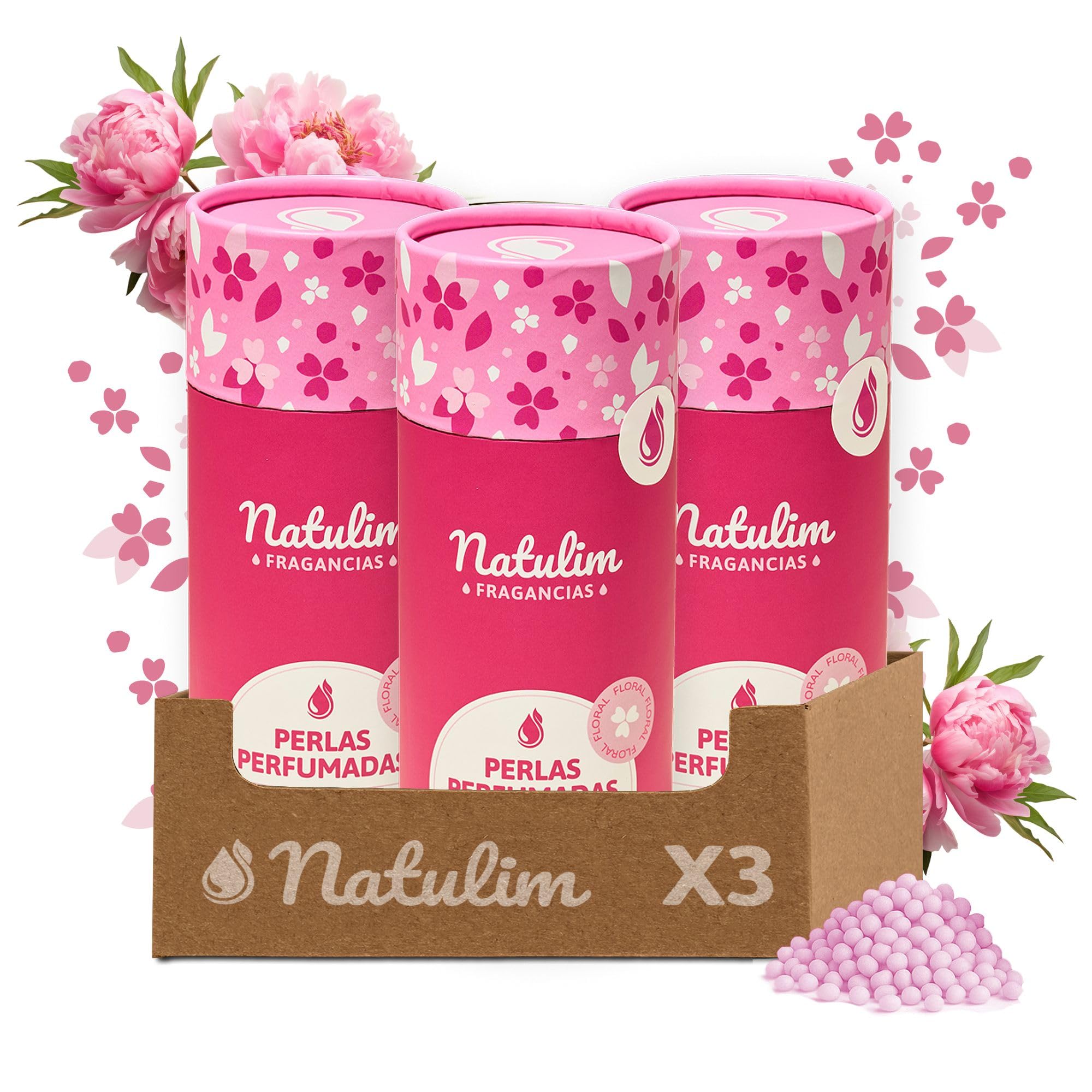 Natulim Perlas Perfumadas - Perlas Aromatizantes para Ropa - Fragancia Duradera - Sin Químicos Nocivos - Apto Pieles Sensibles y todo tipo de Prendas - 30 Lavados (Fragancia Floral) — view 15