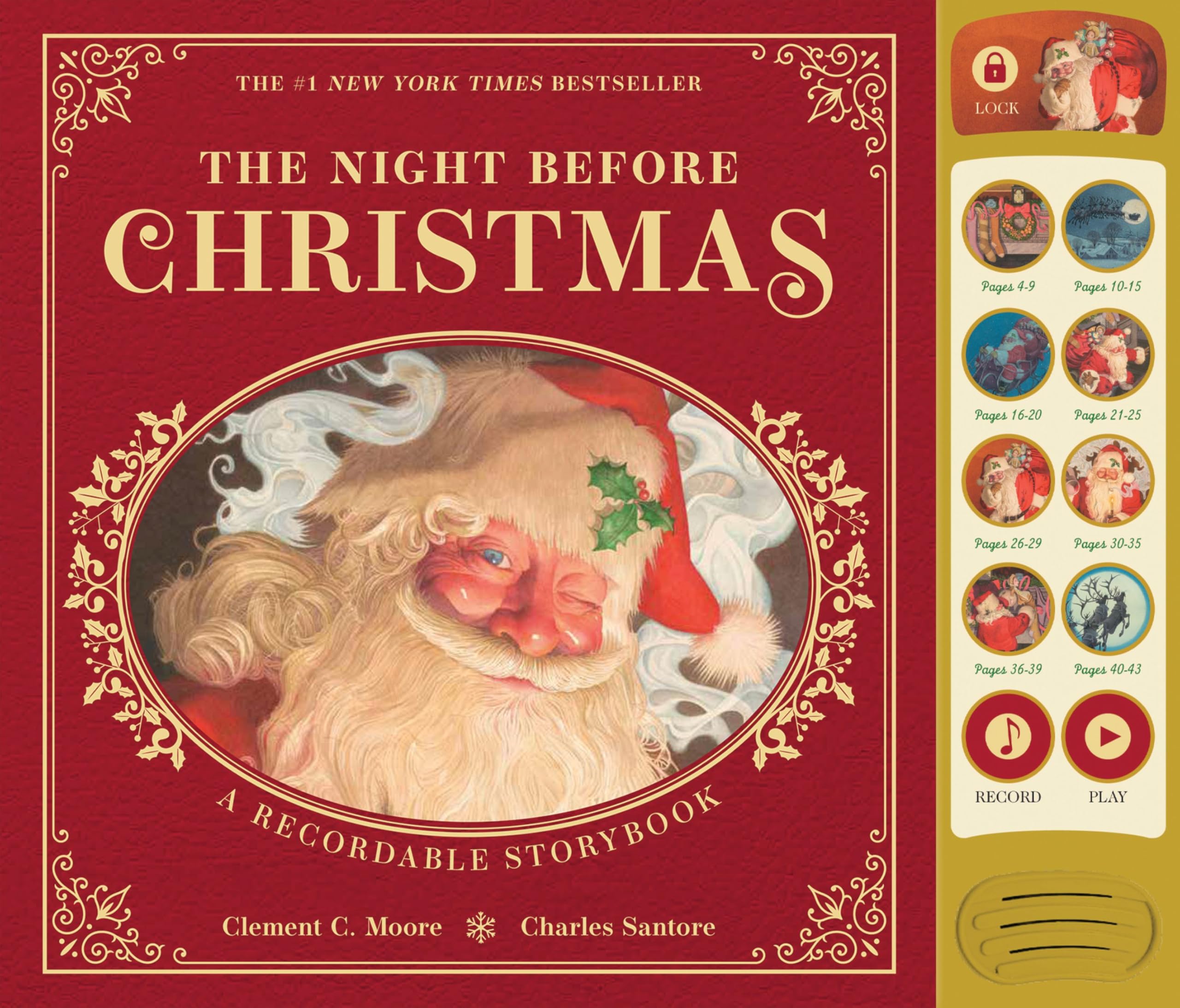 The Night Before Christmas Recordable Edition: A Recordable Storybook (Charles Santore Children's Classics)