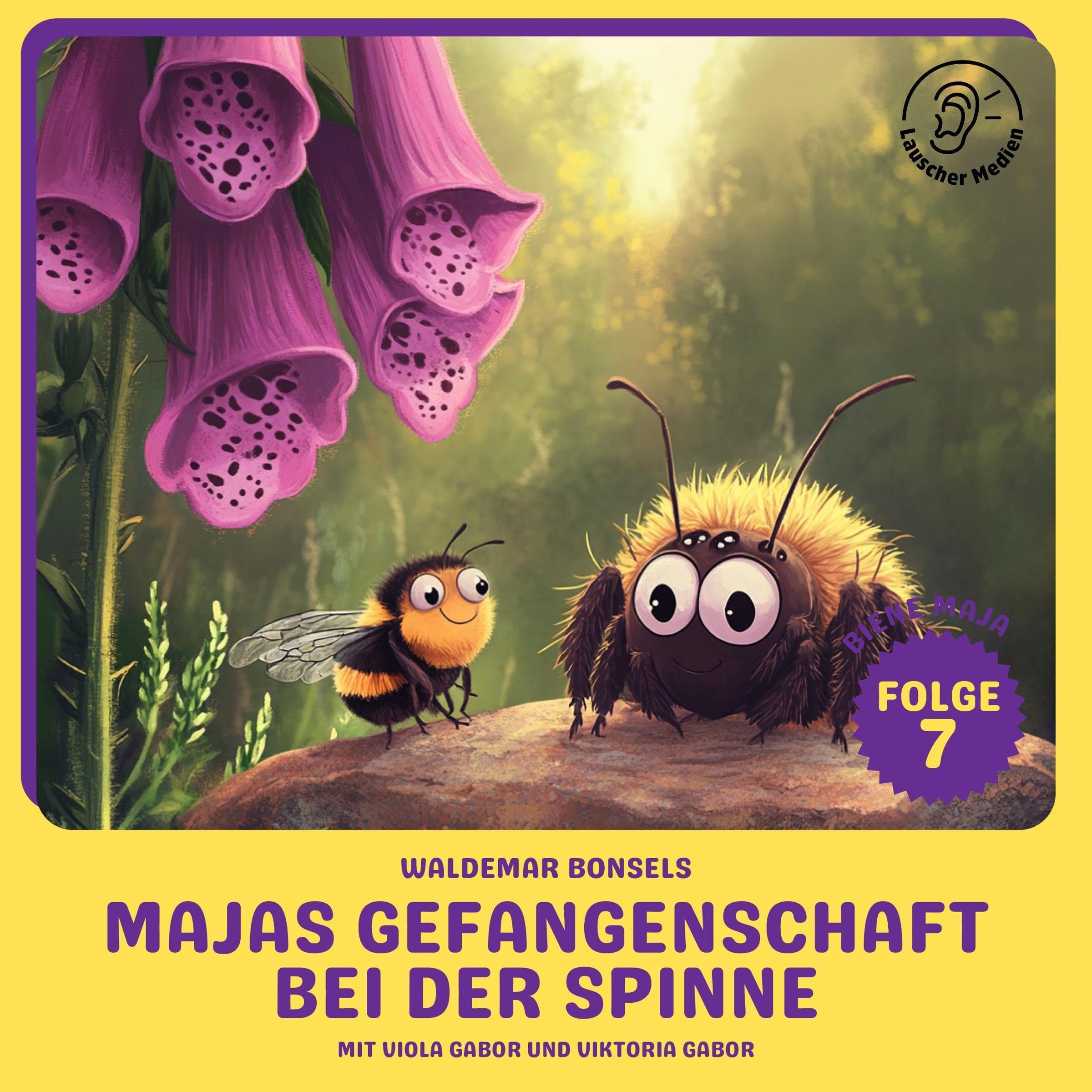 Majas Gefangenschaft bei der Spinne