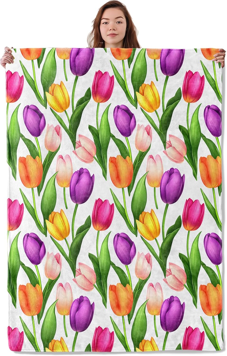 Cute Manatee Blanket, Soft Warm Cozy Throw Blanket Gifts for Adults Kids Women, Lightweight Fuzzy Comfy Flannel Blankets for Couch, Travel, Bed, House Decor 80×60 Inch