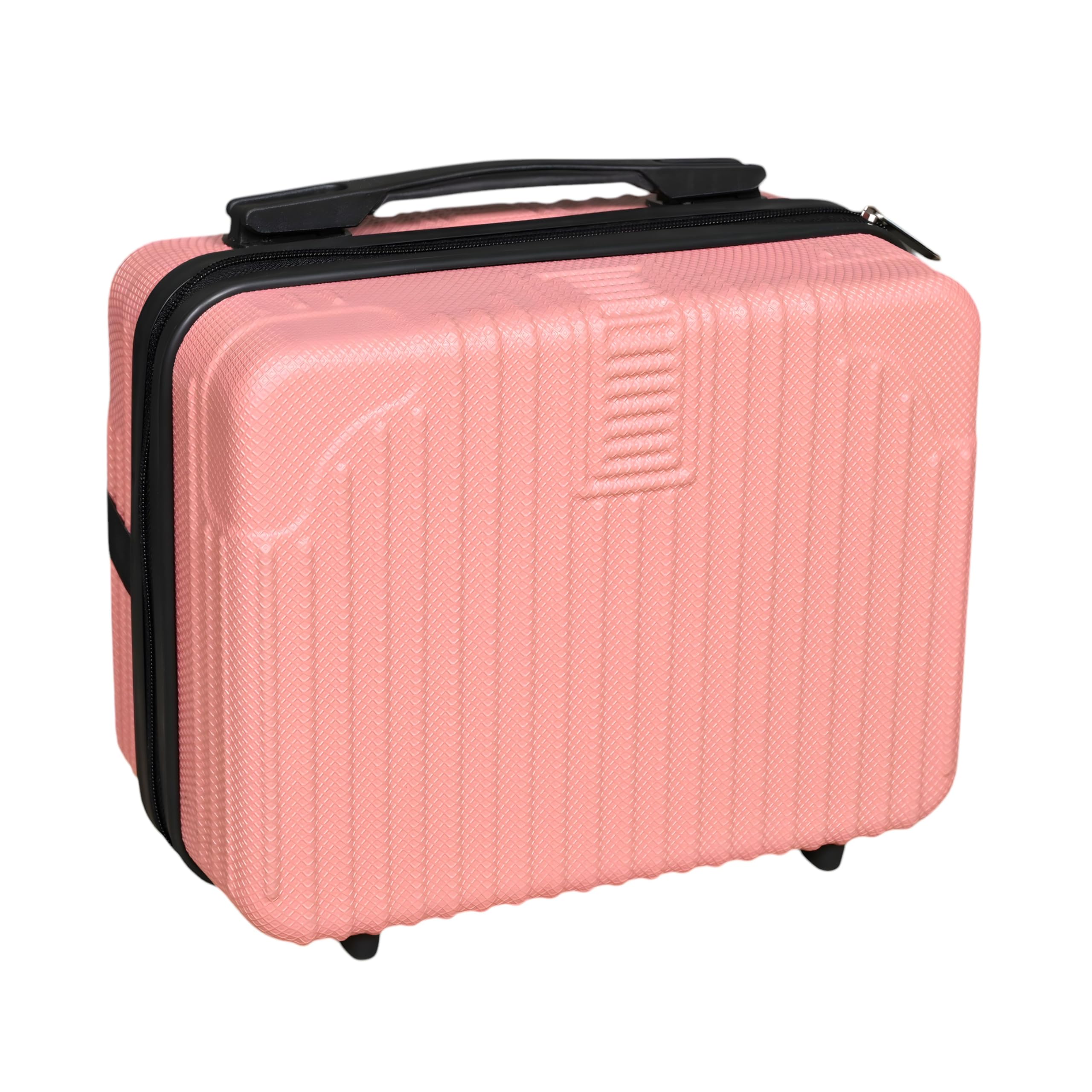 VALMORE Cosmetic Bag, Makeup Organizer Bag for Home & Travel,Vanity Bag with Dividers for Brushes,Toiletries, Cosmetics 12 x 6 x 9.5 Inches, 720g Lightweight Travel Accessory (Rose Gold)-picture-31