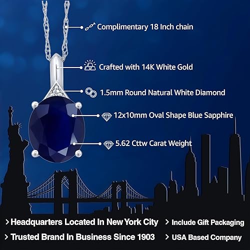 Miniatura 2 de Gem Stone King Collar con colgante de oro blanco de 14 quilates con amatista púrpura y diamantes blancos para mujer