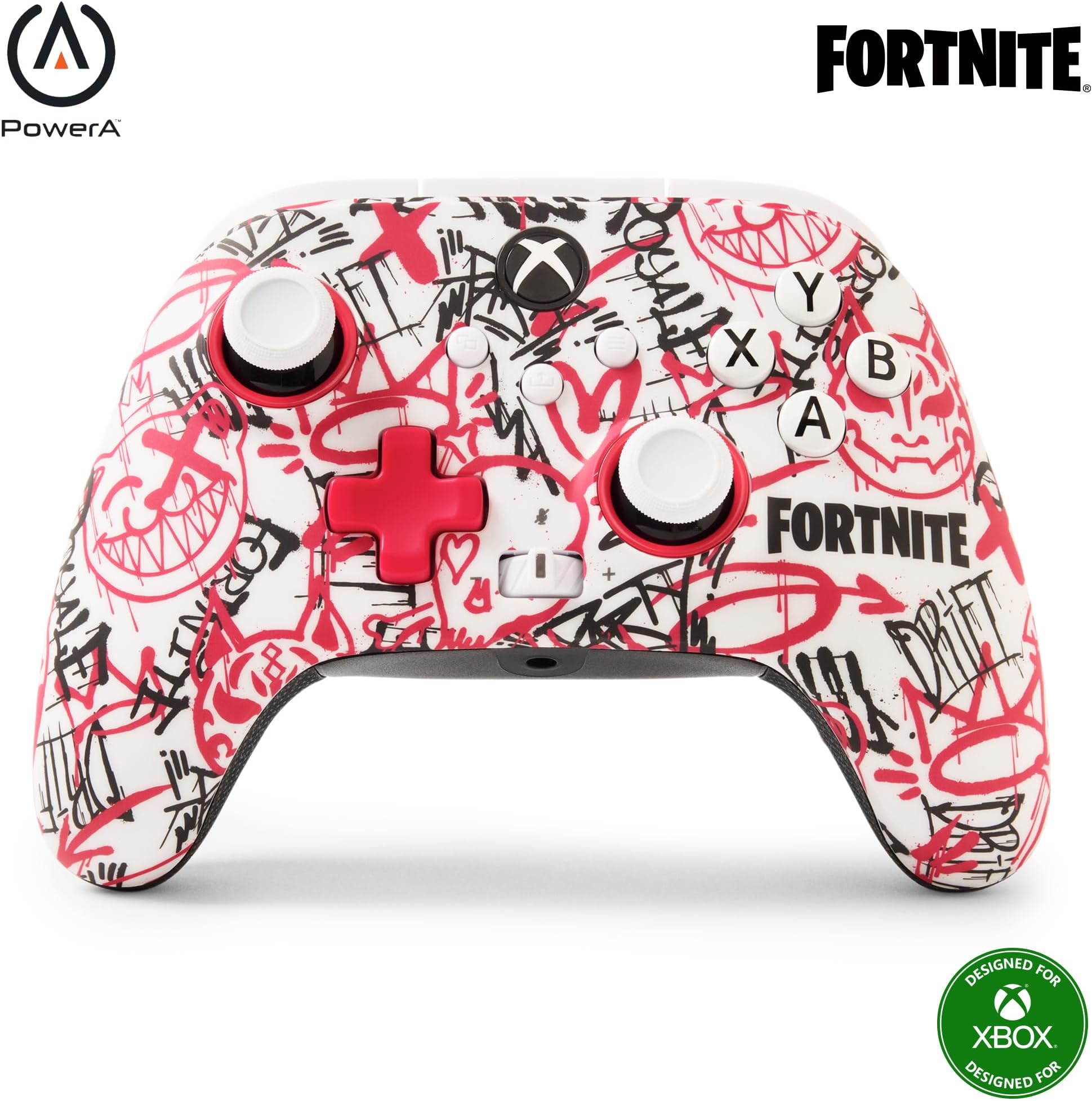 - PowerA Wireless Gaming Controller for Xbox Series X/S, Xbox One, PC, Windows 10/11, Hall Effect Thumbsticks & Triggers, Low Latency Wireless, Fortnite SE (Officially Licensed)
