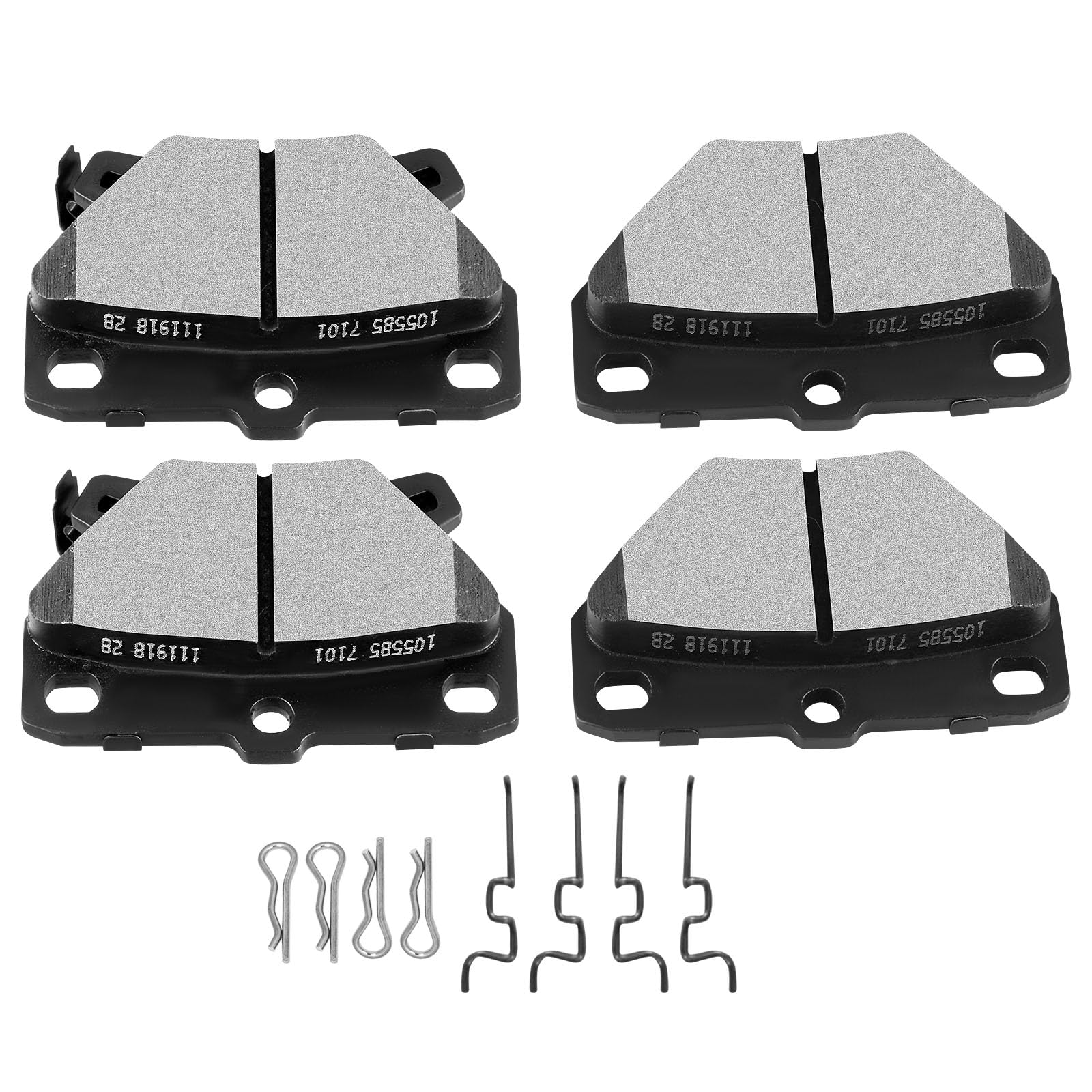 SCITOO D823 Rear Ceramic Brake Pads Sets Fit 2003-2006 For Pontiac For Vibe,2000-2005 For Toyota For Celica,2005-2006 For Toyota For Corolla,2003-2007 For Toyota For Matrix