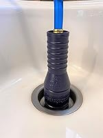 Vista 5 de Drain King VIP2 Kit de desatascamiento de drenaje con adaptador de barra transversal para fregadero de cocina, 1.5 a 3 pulgadas