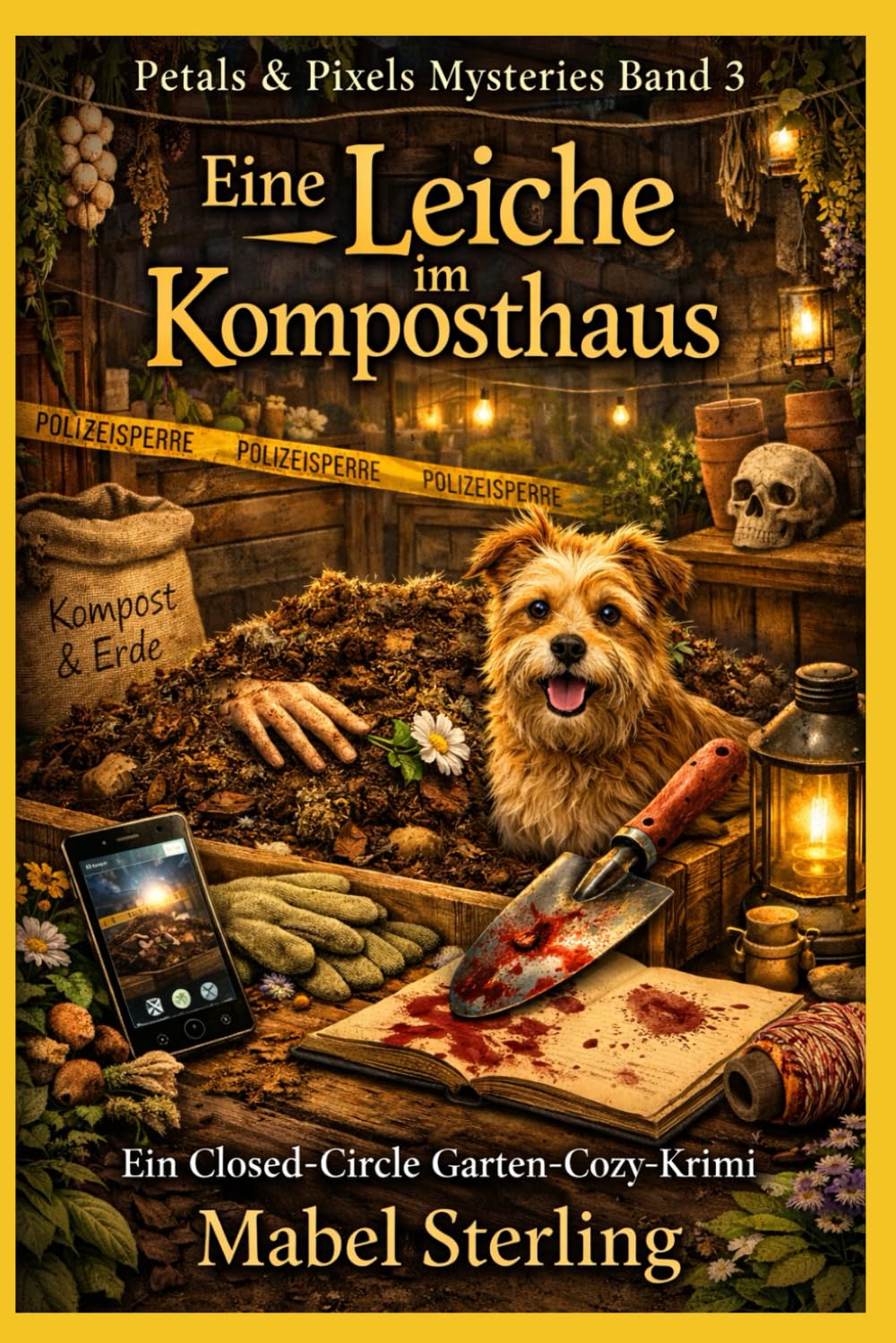 Eine Leiche im Komposthaus: Ein Closed-Circle Garten-Cozy Krimi (Petals and Pixels Mystries .)