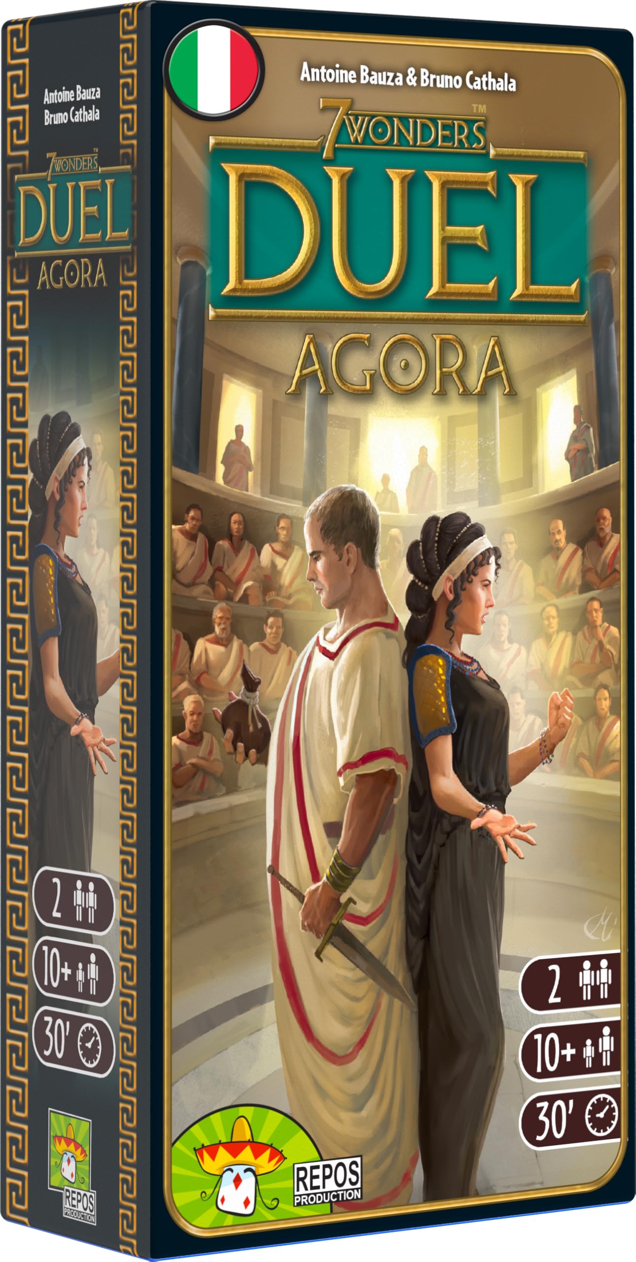 ASMODEE Repos Production 7 Wonders Duel - Agora (Expansion) - Italian Version