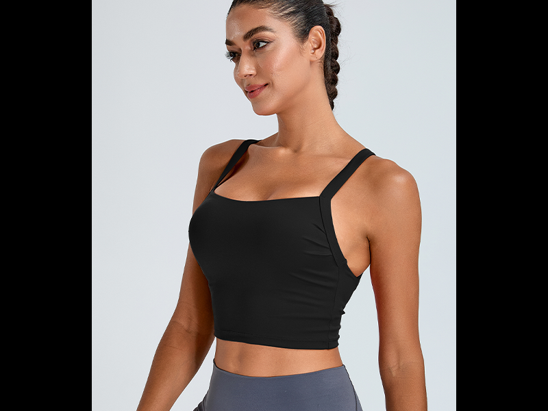 BMJL Women's Ribbed Workout Tank Top - Sleeveless Yoga Top With Built-In Bra & Open Back