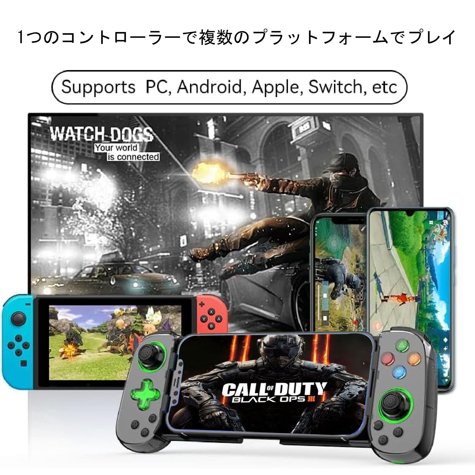 Amazon.co.jp: Megadream iPhoneコントローラーiPhone15/14/iOS