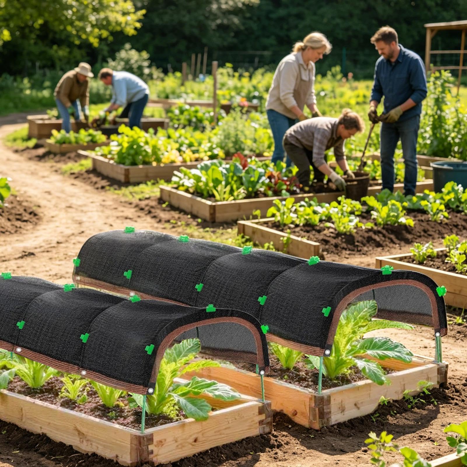 Malla De Sombreo Para Plantas Red De Invernadero Con Protección Contra | Cubierta Protección Solar Jardín Y Patio Para Arriates De Flores, Flores, Perrera, Gallinero, Pérgola Y Patio Tras