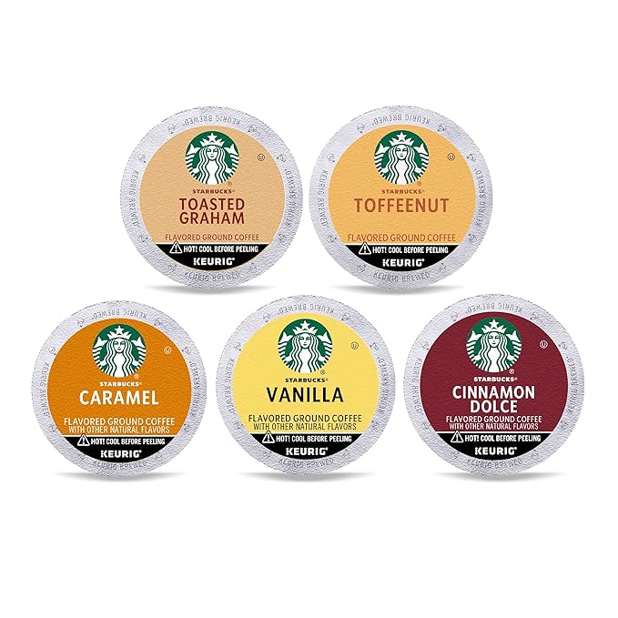 Starbucks KCup Coffee Pods, Naturally Flavored Coffee