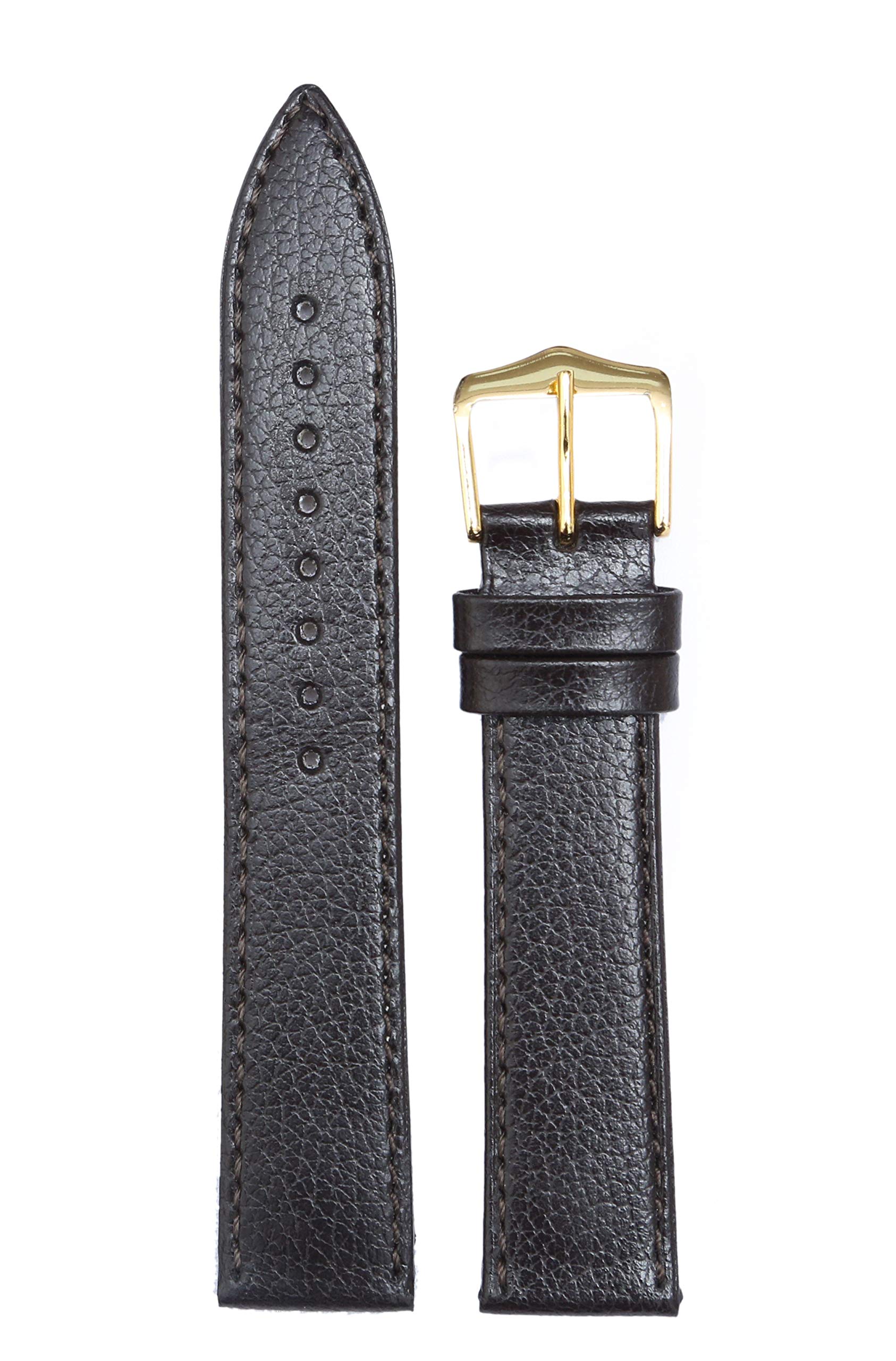 EXOR Brown color leather watch Strap 18mm for women with Flat Finish of genuine leather watch strap (B08FYLGFST) Amazon Price History, Amazon Price Tracker