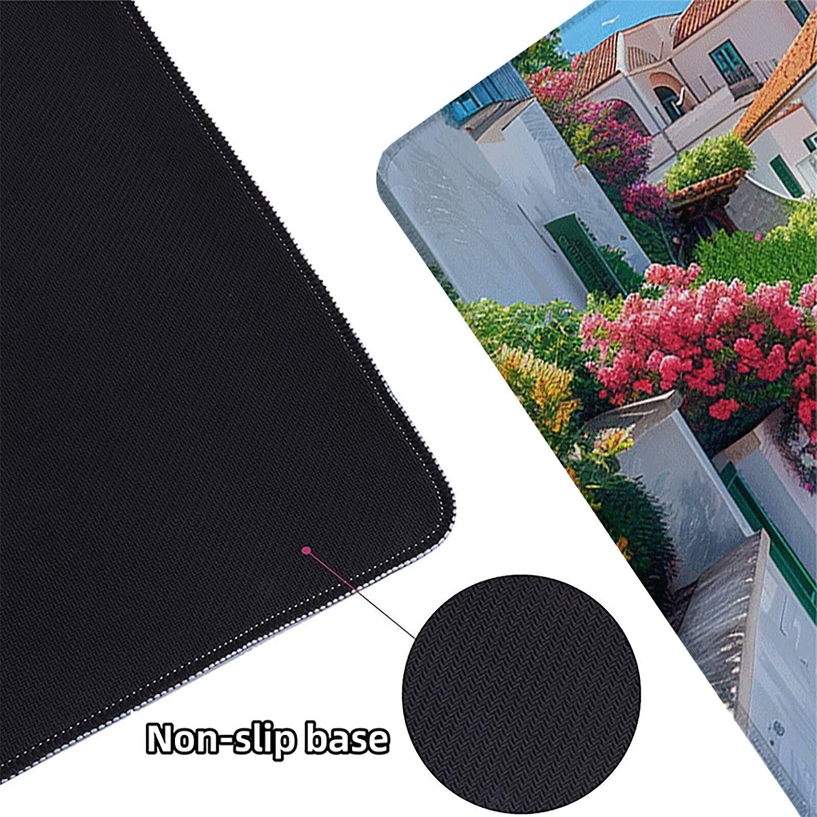 Paisaje Alfombrilla Ratón Gaming XXL 1500x800 mm, Alfombrilla Gaming Azul Mousepad con Base de Goma Antideslizante, Impermeable Desk Mat para Teclado y Raton, Accesorios Gaming, Regalos de Hombre 5-B