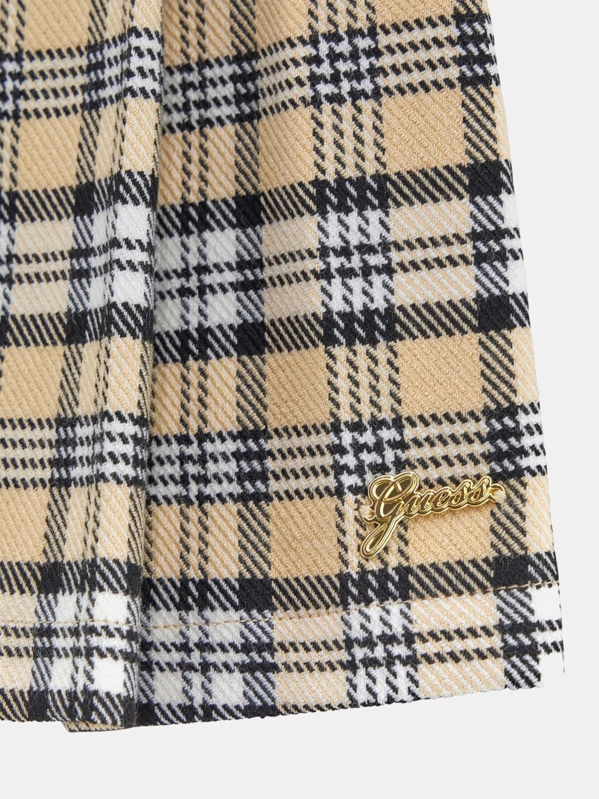 GUESS Gonna Modello Kilt a Pieghe per Ragazza 12 Anni - Color Beige