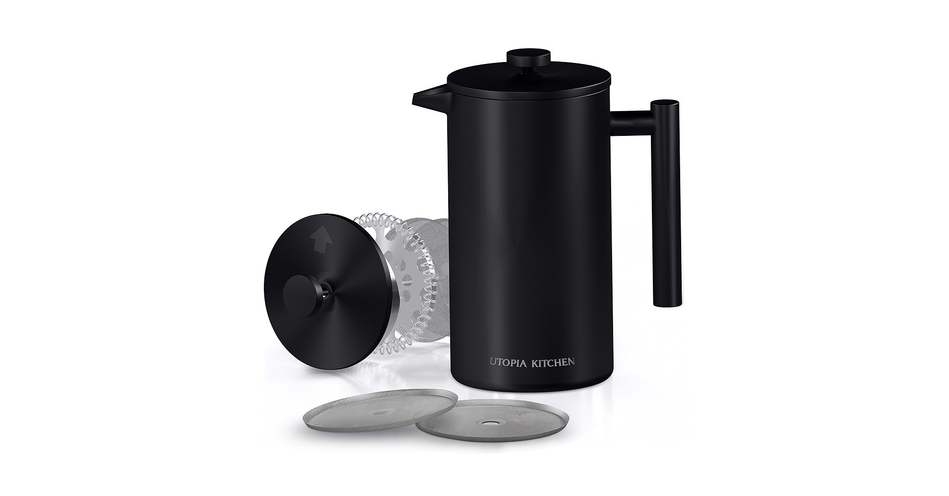 Amazon.com: Utopia Kitchen Stainless Steel French Press
