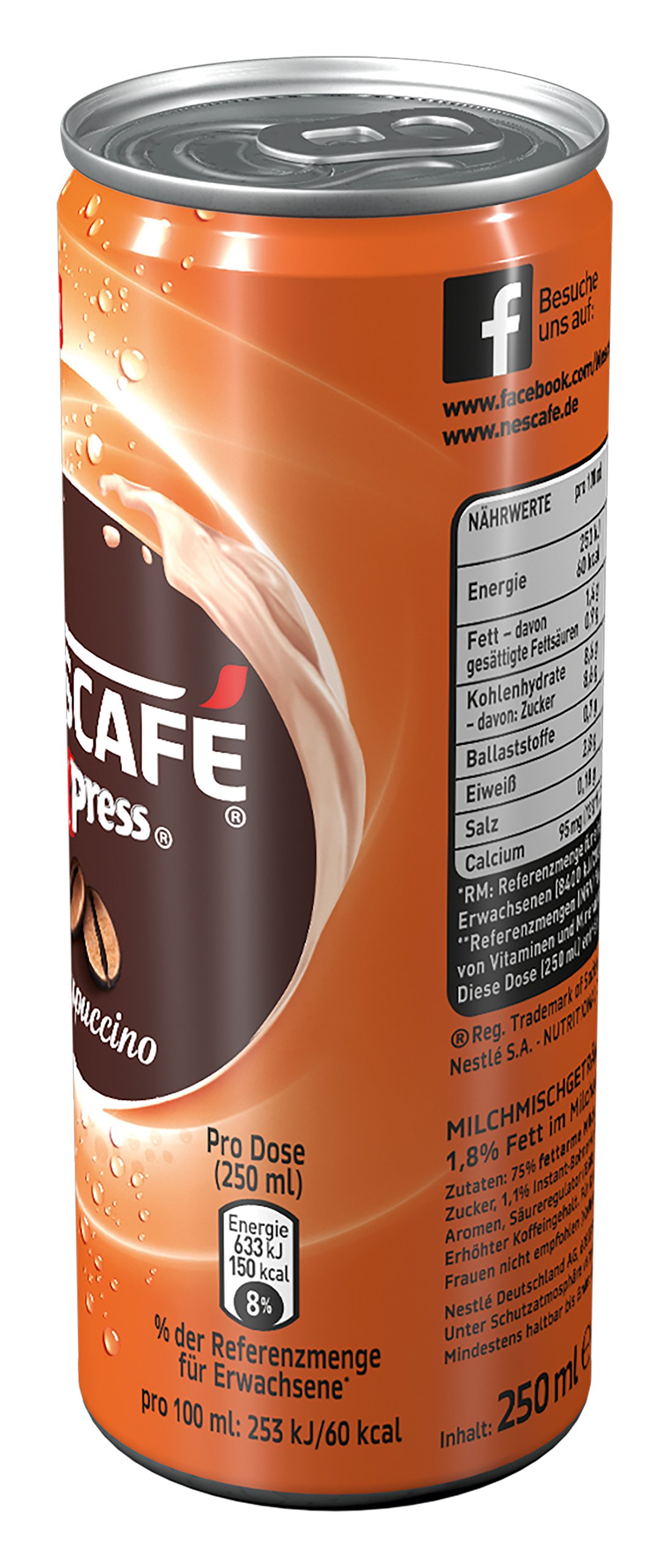 Nescafé Xpress Cappuccino, 12er Pack (12 x 250 ml) EINWEG