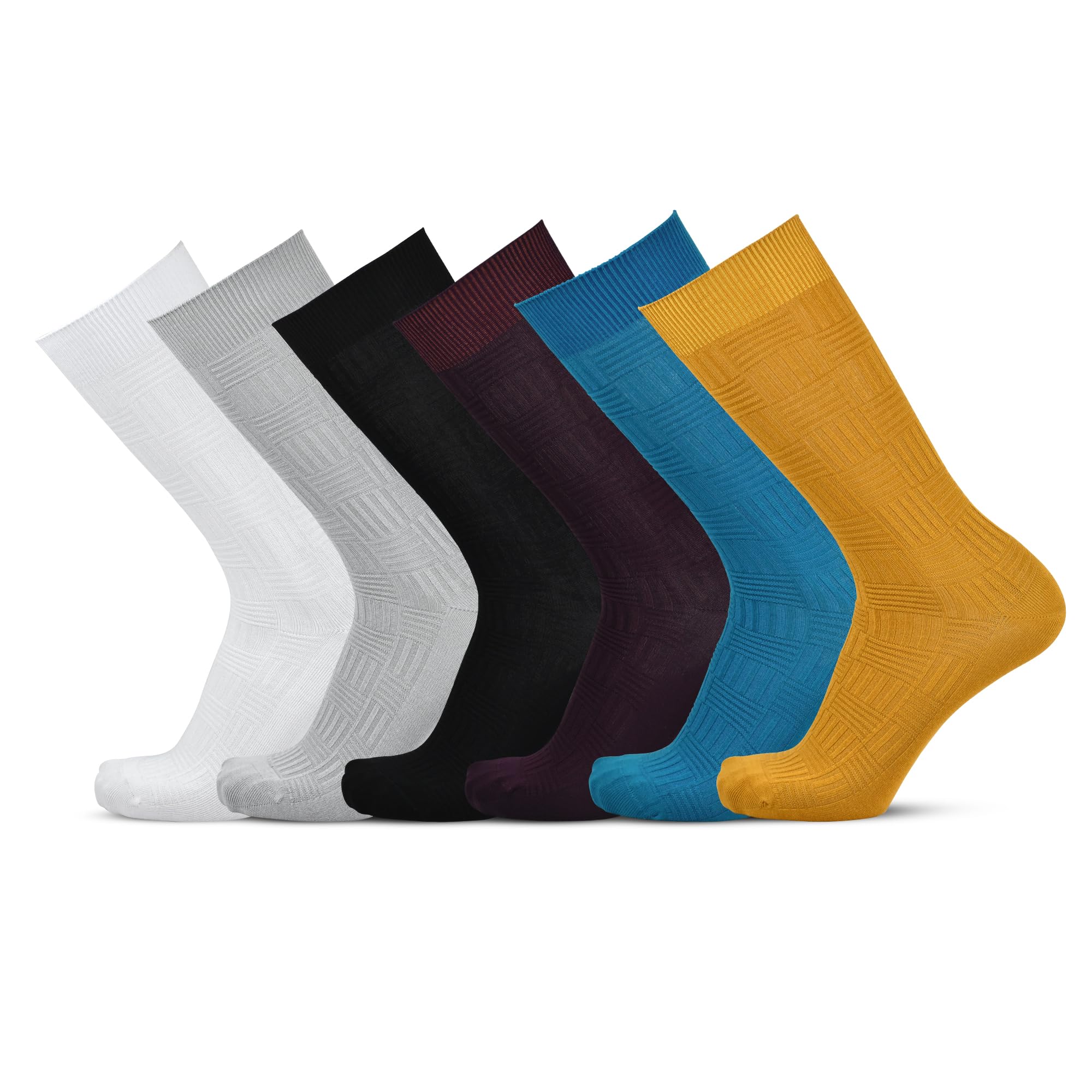 the sock street Bamboo Crew Socks for Men Combo | Full Calf Length Ultra Premium Bamboo | Odour-Free, Breathable & Durable & Anti-bacterial | 3X Softer than Cotton Socks-picture-47
