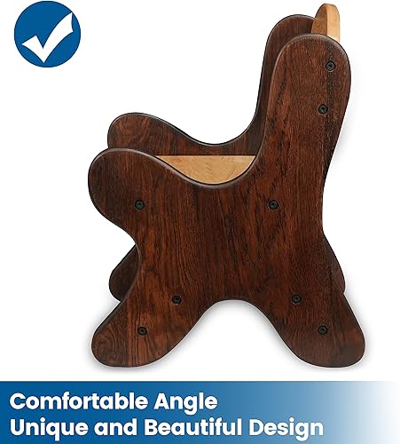 Miniatura 5 de CONSDAN Silla para niños, sillas de madera dura cultivada en Estados Unidos, silla de escritorio moderna de mediados de siglo, sillón, sillas de