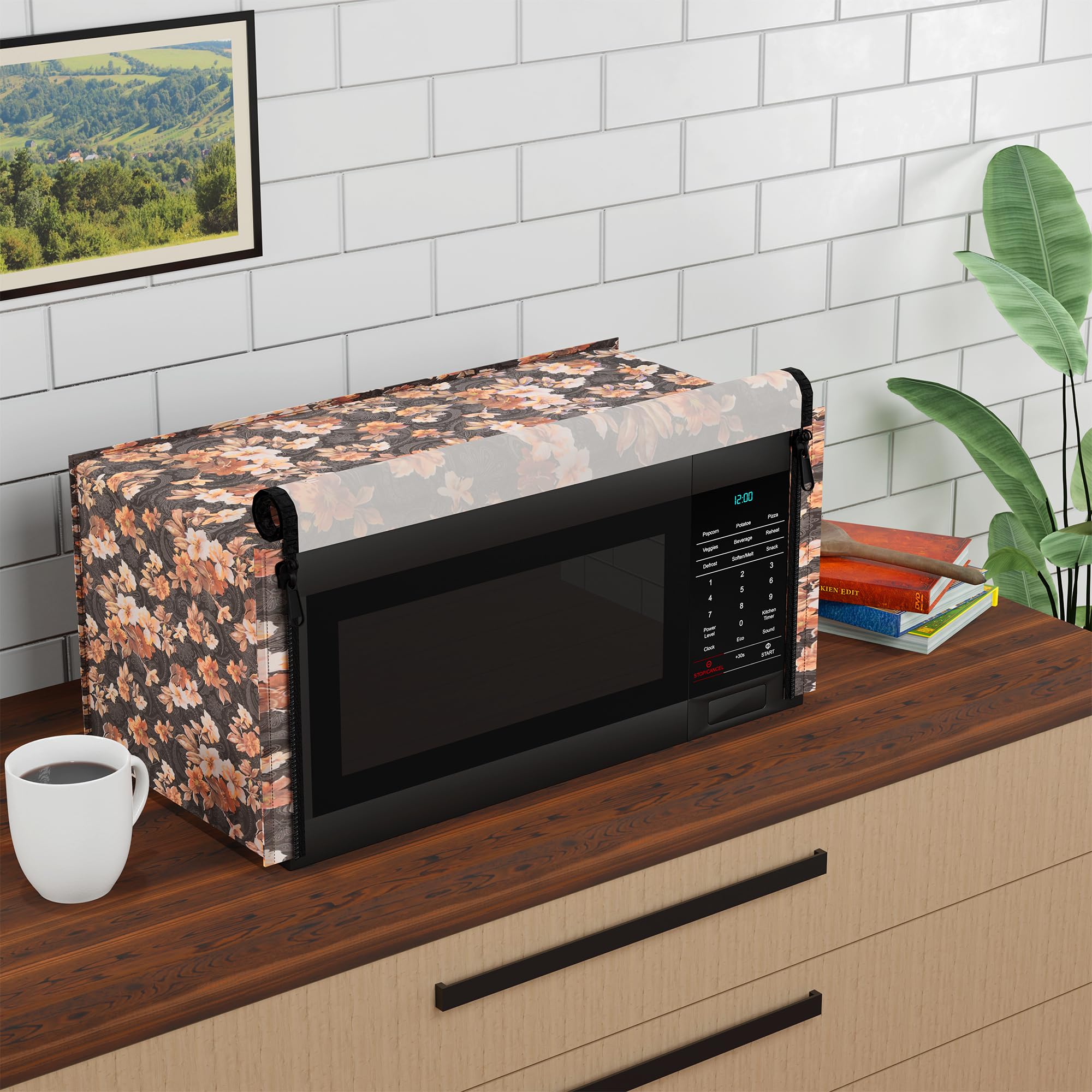Microwave Cover - Dustproof & Stylish Oven Protector -2