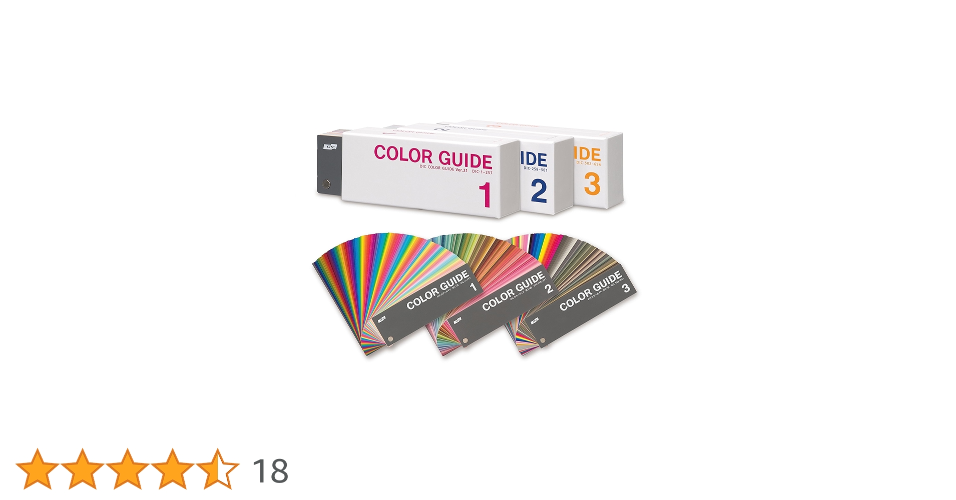 Amazon | DIC カラーガイド(PART1)3冊組第21版 | 配色カード・カラー