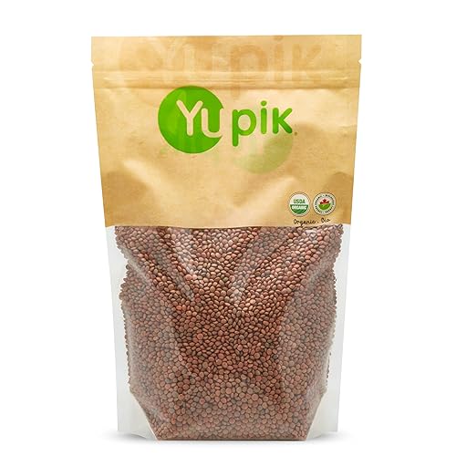 Miniatura 1 de Yupik Lentejas orgánicas marrón 22 libras sin OMG veganas sin gluten