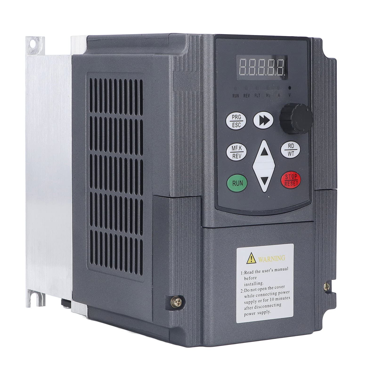 Zhed Variable Frequency Drive, VFD Speed Controller, Variable Frequency Inverter 4KW Solar Photovoltaic 3 Phase VFD Speed Controller DC400‑700V Input 380V Output