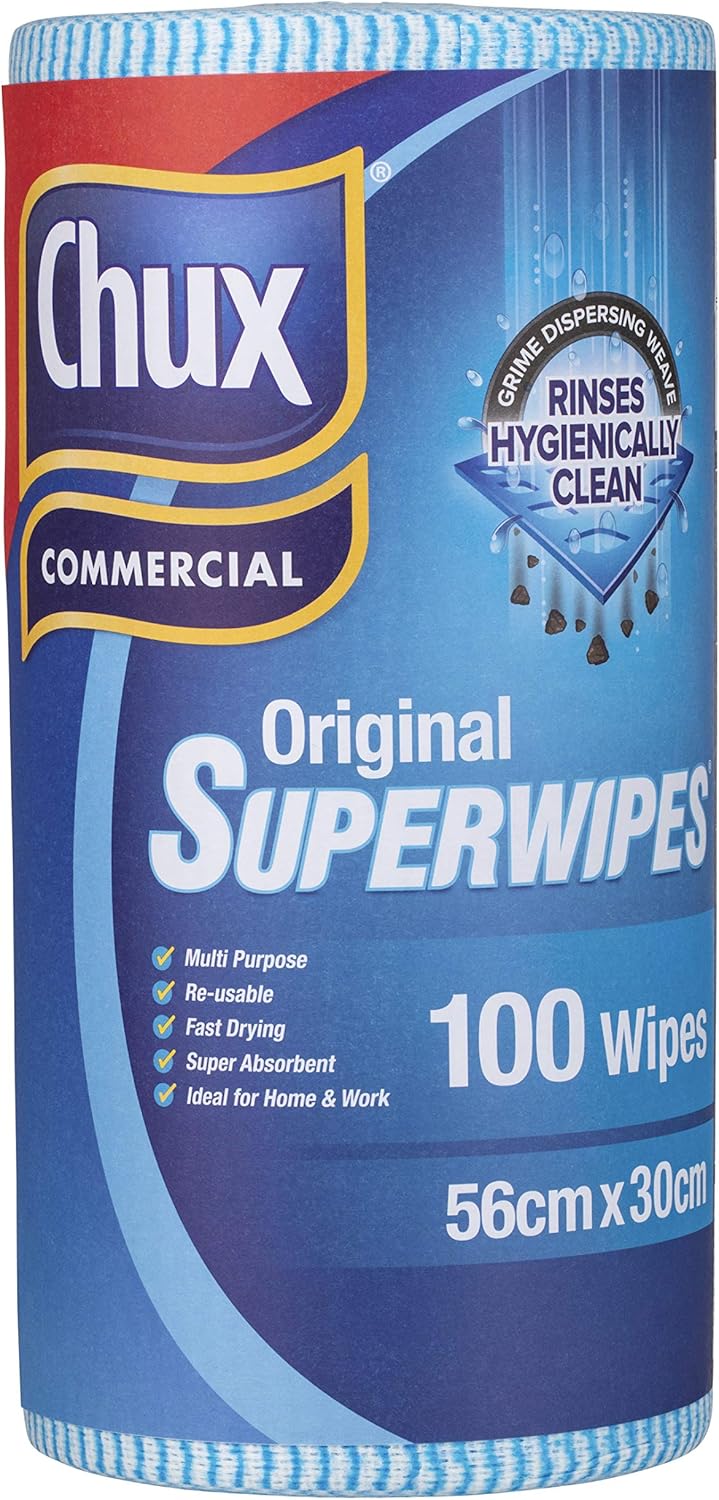 Chux Original Superwipes Handy Perforated Roll, Superfast Drying and