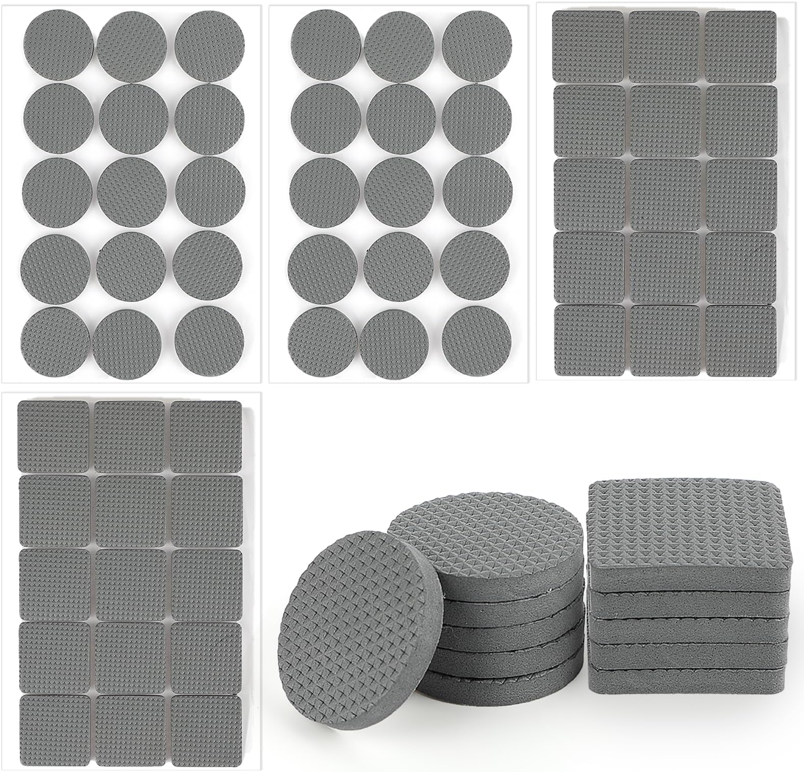 46 Non-Slip Furniture Pads Rubber Furniture Feet Anti-Scratch Floor Protection - View #5