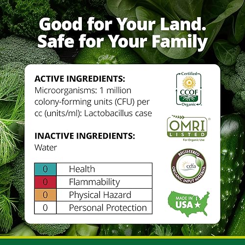 Miniatura 5 de TeraGanix EM-1 Crecimiento de plantas, concentrado de inoculante microbiano, acondicionador de suelo, potenciador de raíces, probiótico líquido para